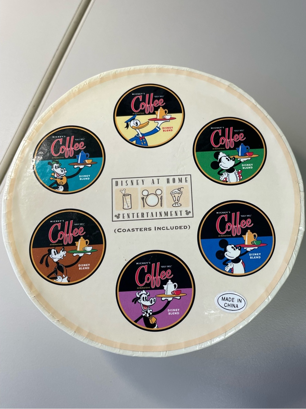 Retired/Vintage Disney at Home Beverage Charms and Coasters